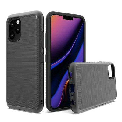 GSA Brushed Case w/Edge Design for iPhone 11 Pro (5.8'') - Black