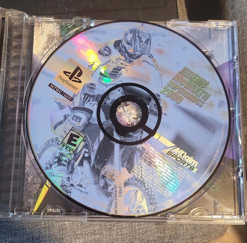 Jeremy McGrath Supercross 2000 (Sony Playstation) w/Manuel  - Image 3 of 4
