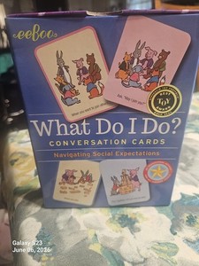 EeBoo What Do I Do - Conversation Cards Navigating Social Expectations