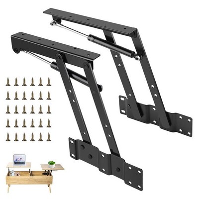 2 Stück Möbelscharnierfeder Klapp Lift Up, Hydraulische Bett Lift Up Scharnie...