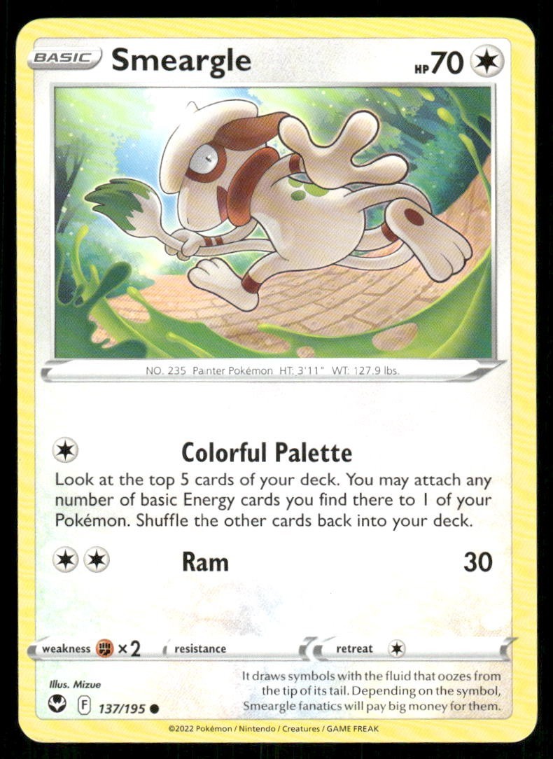 Pokémon TCG Pokémon Smeargle Smeargle Common Regular