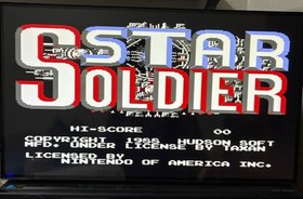 NES STAR SOLDIER North American version Star Soldier