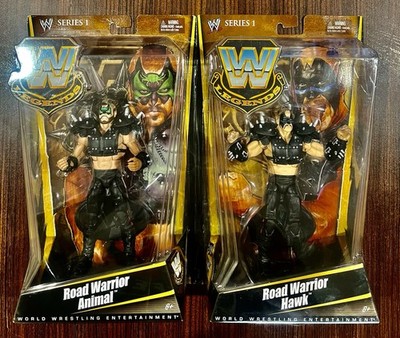 WWE Legends Series 1 Road Warriors Animal & Hawk Action Figures