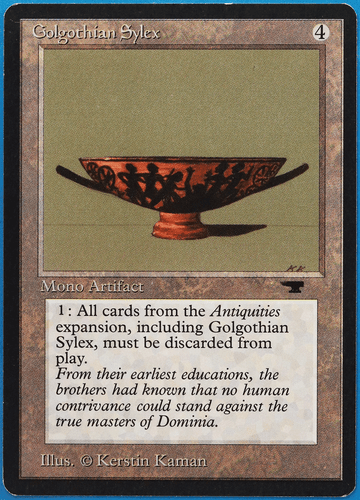 Golgothian Sylex Antiquities PLD (Reserved List MTG Magic Card) 505449 ABUGames - Picture 1 of 2