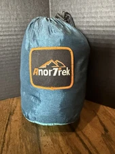 AnorTrek Camping Hammock Double & Single Lightweight Portable Blue Dark Blue New