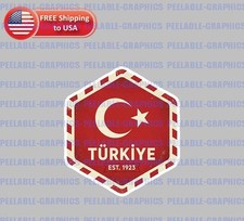 Turkey Country Souvenir Decal Vinyl Sticker Travel Luggage A