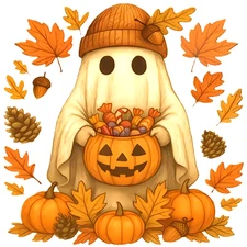 30 Custom Halloween Ghost Treats Personalized Address Labels