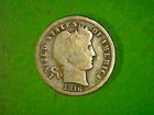 1916 P...Barber Dime... nice hole filler...189