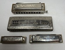 VTG 1937 LOTs Of 4: Harmonica Made In Germany