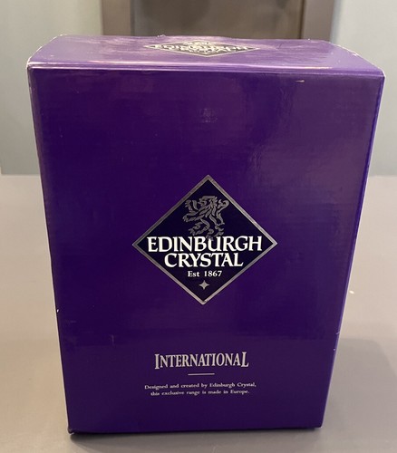x2 EDINBRGH CRYSTAL WHISKEY TUMBLERS NEW IN BOX - Picture 2 of 4