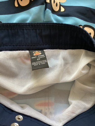 Vintage Hard To Find Paul Frank 2009 4T Swim Trunks Shorts Boys Mesh Interior - Picture 3 of 5
