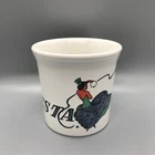 Fiesta Dancing Lady Mug in White | Fiestaware Coffee Cup | Seamist Periwinkle