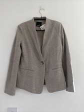 Marcs Nancy Collarless Jacket Neutral Size 8