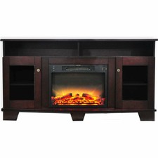 Valencia Electric Fireplace Mahogany For Sale Online Ebay