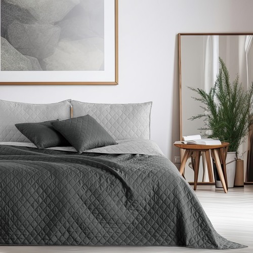 Tagesdecke Bettüberwurf Allzweckdecke Wohndecke Wendedesign Steppung 562 - Bild 25 von 25