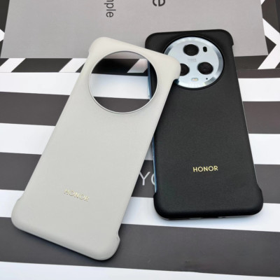 Original HONOR Magic5 Pro PU Leather Back Case Cover Taschen
