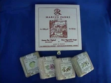 French Marius Fabre Soapbox Gift Set - 4 Triple Milled Soaps 100g each