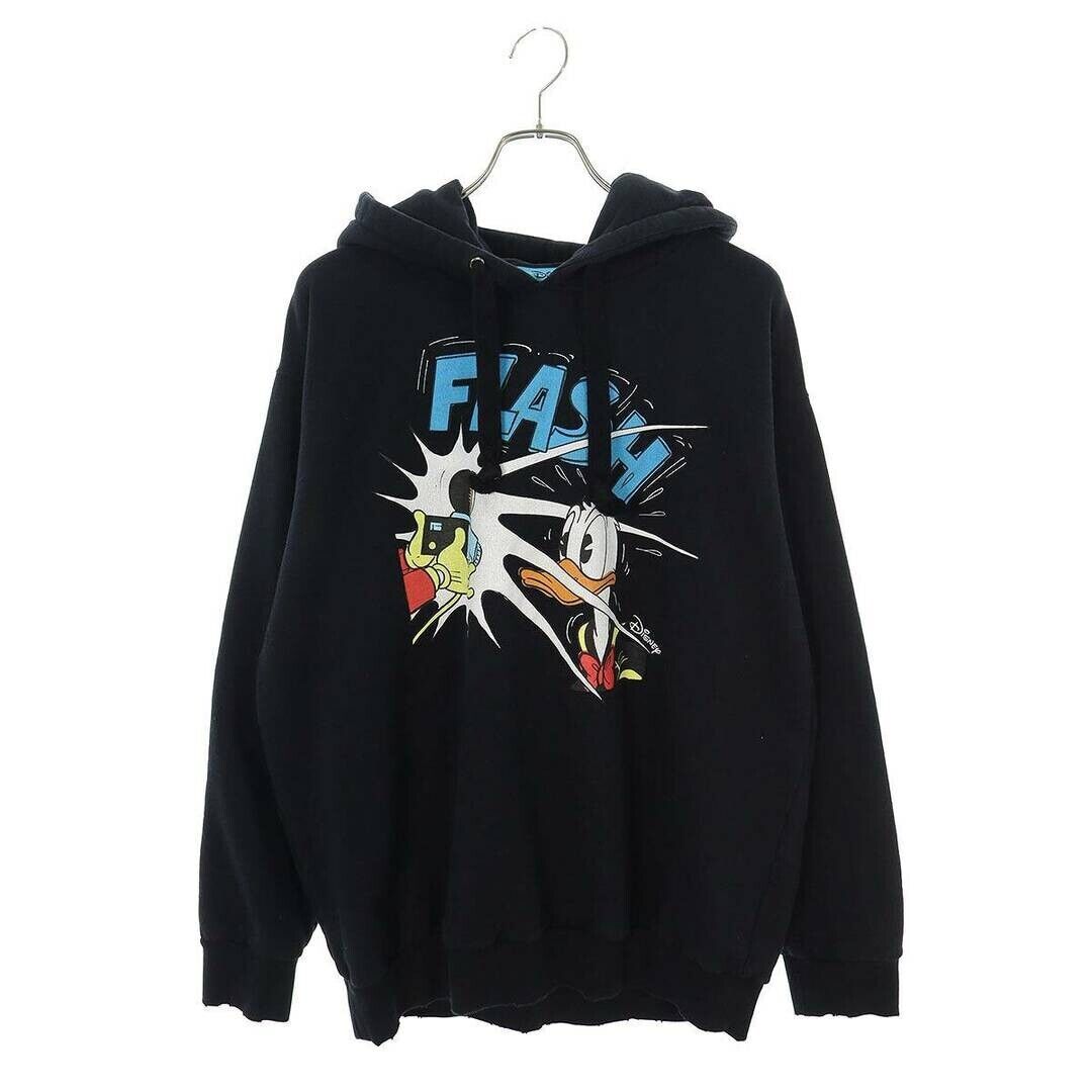 Gucci x Disney★素敵!Donald Duck Flash Distressed Sweatshirt Gucci X Disney Donald Duck Flash Hoodie Size L | eBay