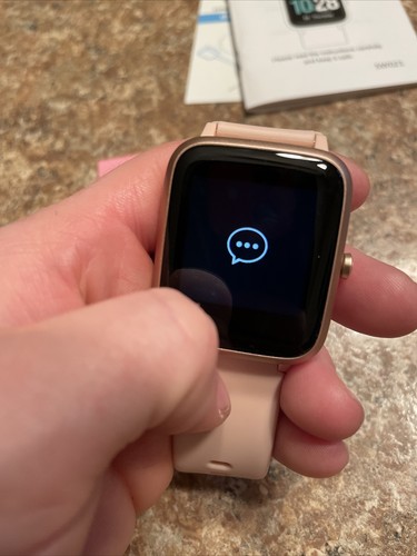 YAMAY Smart Watch Monitoraggio Frequenza Cuore Ossigeno Sangue per Uomo Donna Rosa - Foto 8 di 10