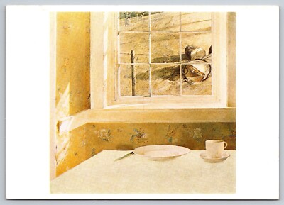 Postcard Art Ground Hog Day by Andrew Newell Wyeth c1967 Eleanor Barton 45C