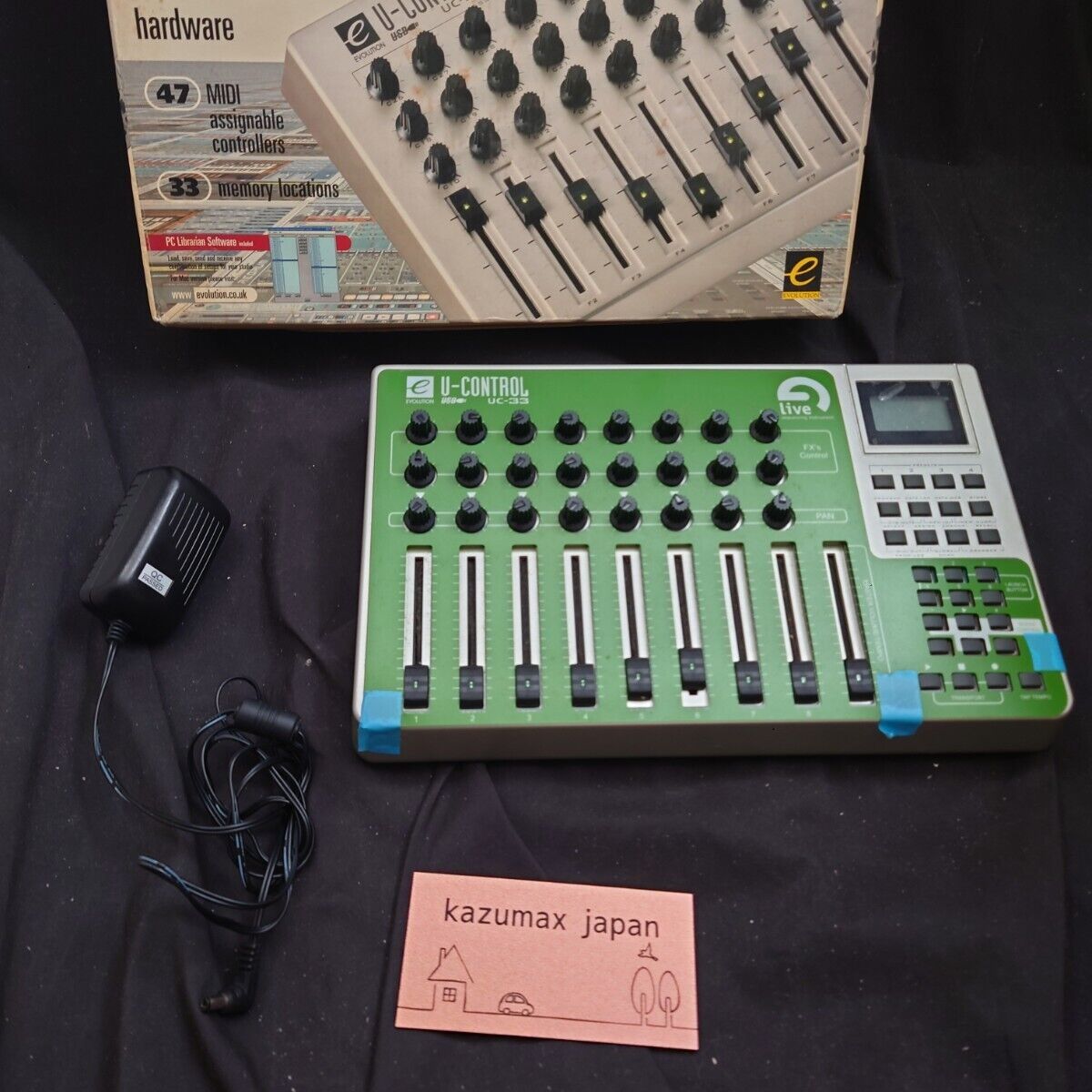 m-audio uc-33e uc-33 evolution midi controller white good m-audio uc-33e uc-33 evolution midi controller white good
