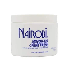 Nairobi Smokeless Detangling Creme Press 4oz Heat Shield for Hair Styling