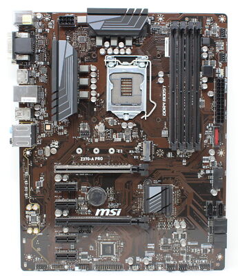 Mainboard Z370 A Pro Socket Msi Z370 A Pro Power Switch MSI Z370 - Main Image