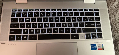 Keyboard Cover For HP Envy x360 2-in-1 15.6 15m-EU Fingerprint Reader Black New