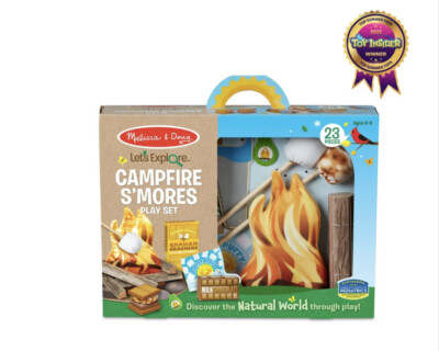 Melissa Doug Let's Explore Campfire S'mores Play Set