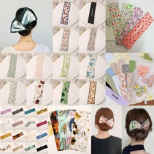 Deft Bun Knotted Wire Hair Band Print Headband Twist Magic Maker Hair Clips +