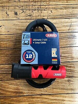 Abus Ultimate 420 D-Lock And Cable Bike Lock | eBay Abus Ultimate 420 D-Lock And Cable Bike Lock | eBay