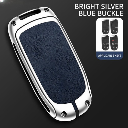 Zinc Alloy Remote Smart Key Fob Shell Cover Case For Jeep Chrysler Dodge 2014-up - Picture 14 of 21