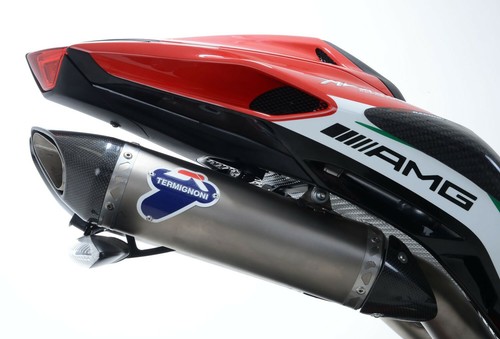 R&G PORTATARGA COMPATIBILE PER MV AGUSTA F4 RC 2015 > 2018 LP0189BK NERO - Foto 8 di 11
