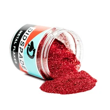 Roulette Red 0.008 Metal Flake - Solvent Resistant Glitter - Car Paint / Epoxy