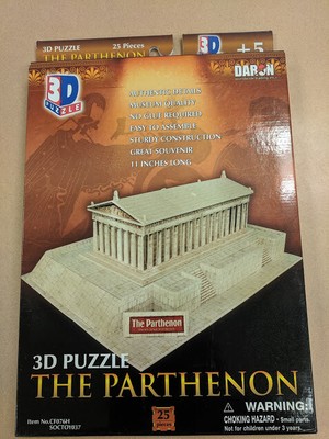 3d puzzle parthenon