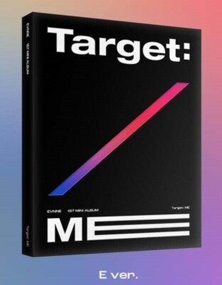 K-POP EVNNE 1st Mini Album Target ME E Ver. CD+P.Book+3p Card+Poster+Sticker