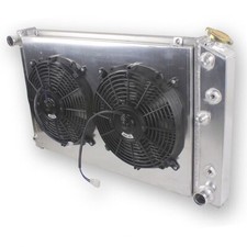 4 Row Radiatorshroudfan For 1978-1988 Chevy G-body Monte Carlo Ss Ls El Camino
