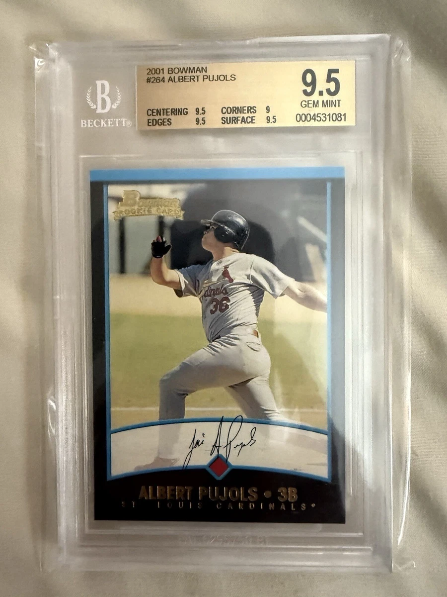 Bowman Albert Pujols Rookie Baseball Sports Trading Cards