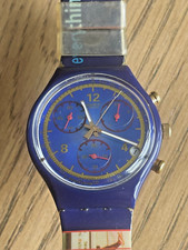 SWATCH WATCH SCZ100 "GOLD MEDAL" CHRONOGRAPH ORIGINAL 1996 OLYMPIC SPECIAL