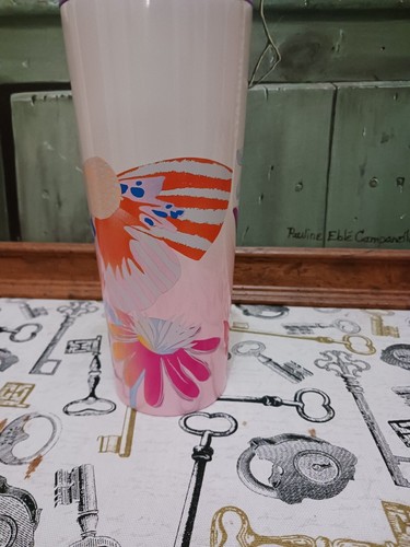 2024 Starbucks Summer Pink Floral Metal Tumbler - Picture 6 of 8
