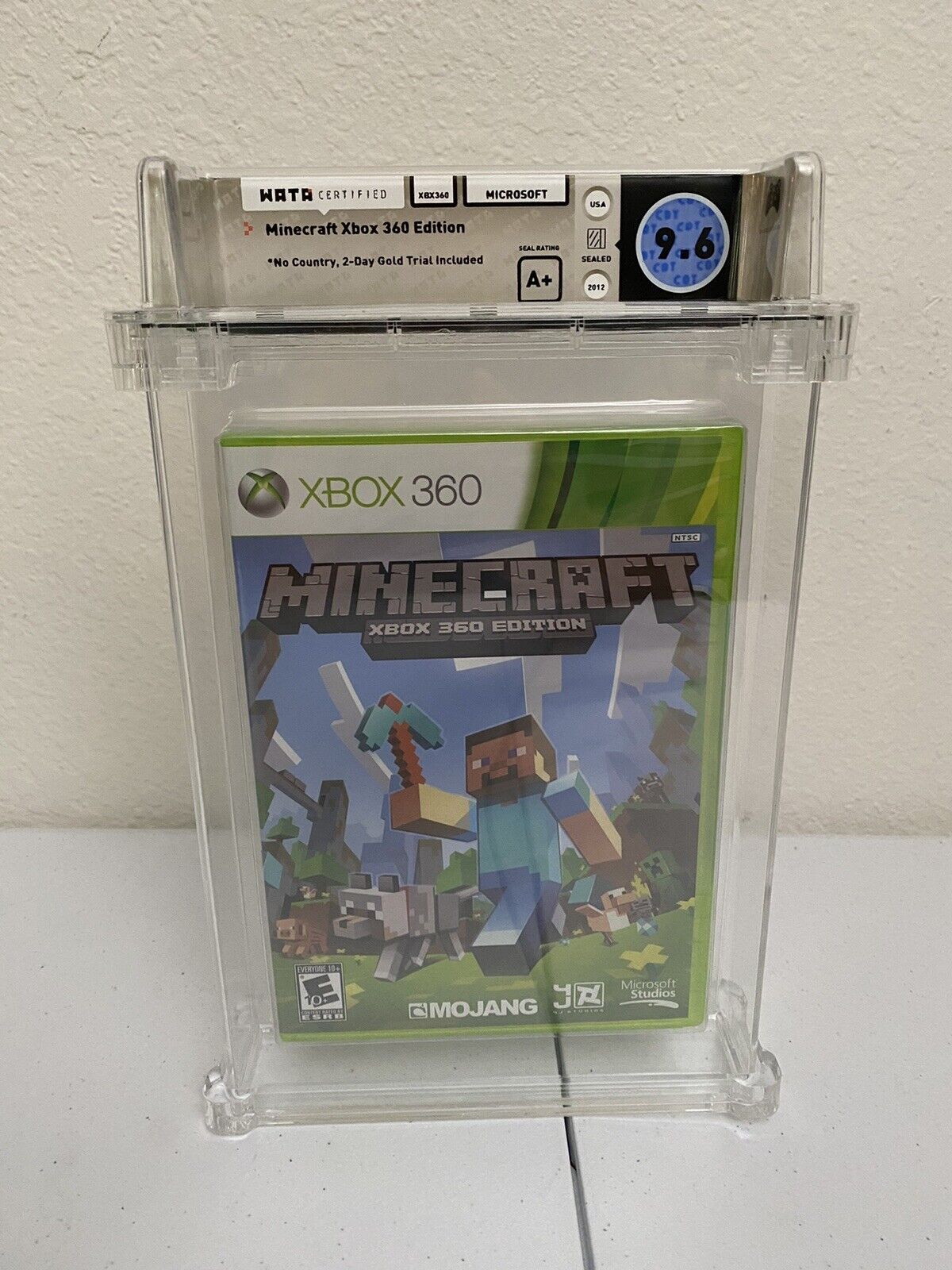 Minecraft Xbox 360 : Unsealed : First Print : 2 Day Gold Trial