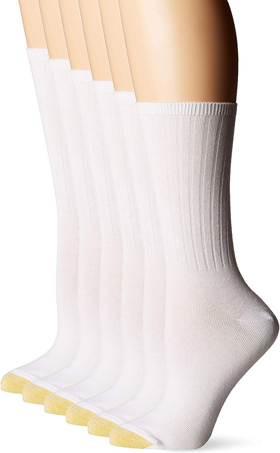 Gold Toe Women's Ribbed Crew Socks (6 Pairs) eBay