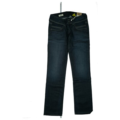 PEPE JEANS Venus Wmn Low Waist Hose stretch Straight Leg W29 L32 dunkel Blau NEU