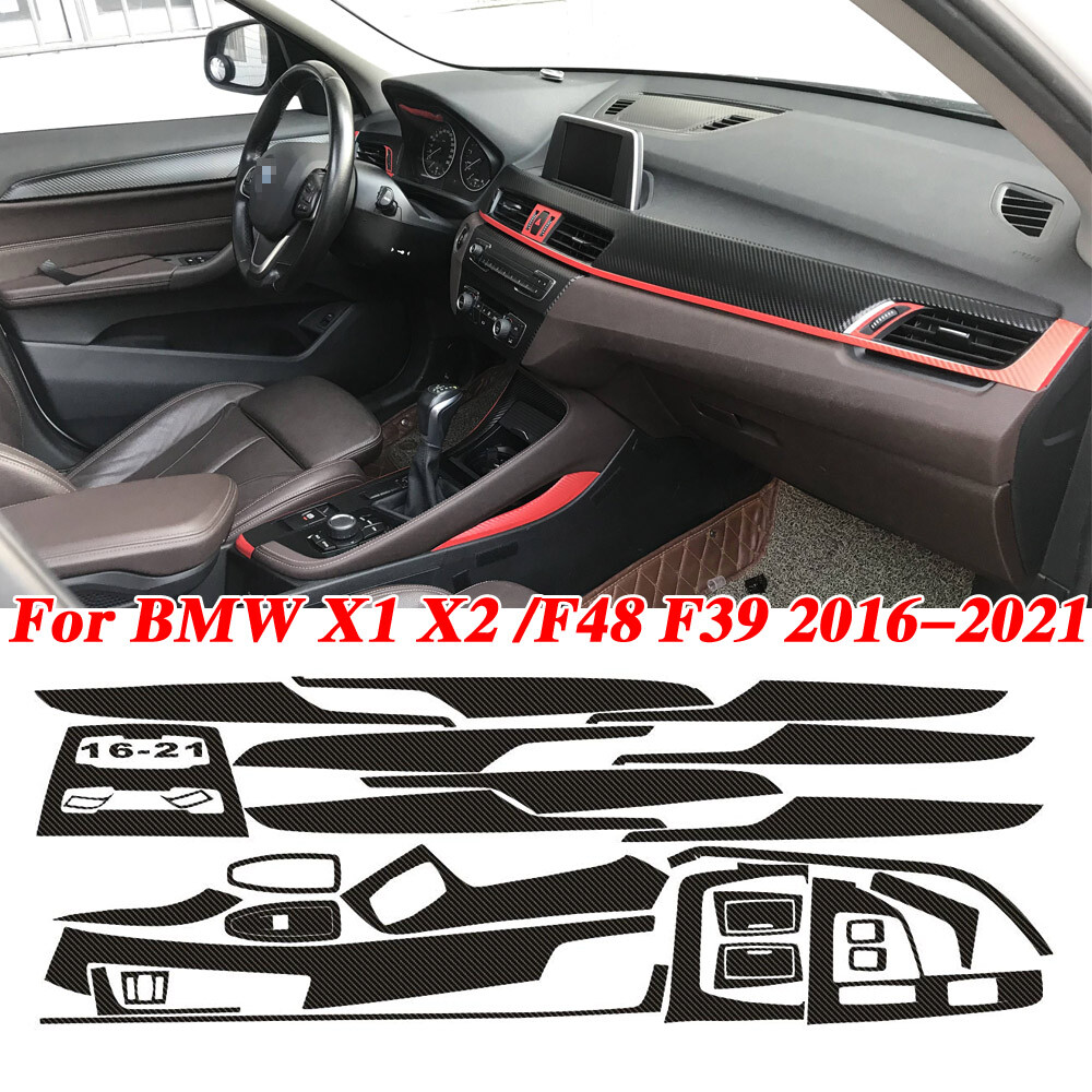 スタッドレス BMW X1,X2(F48,F39) MAK OXFORD F60 For BMW X1 X2 f48 f39 2016-2021 3D Carbon Fiber Pattern Interior