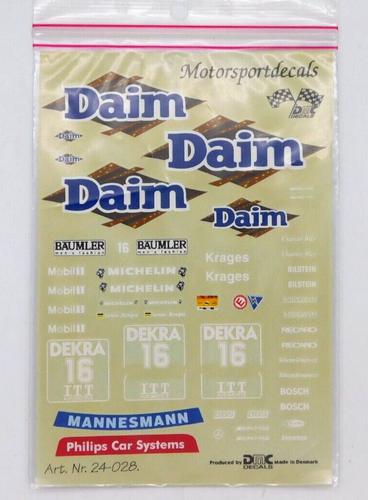 Decal DMC Mercedes AMG 1:24 Daim 24-028 Racing Grand Prix Motorsportdecals