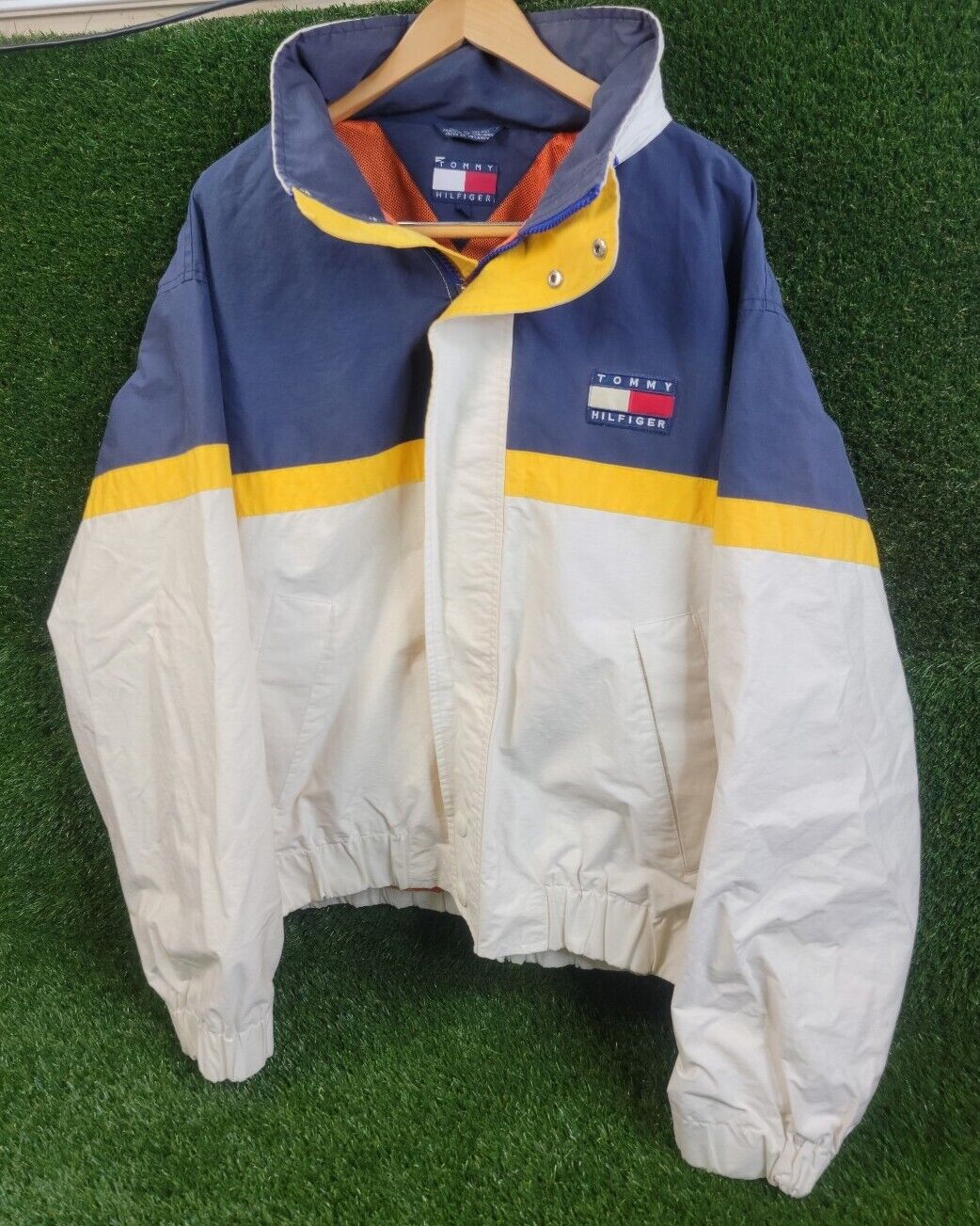 Vintage Hilfiger Gear Jacket 90s Size | eBay