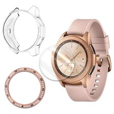 Brand NEW Screen Protector Case Ring Cover f Samsung Galaxy Watch 46mm SM-R805U