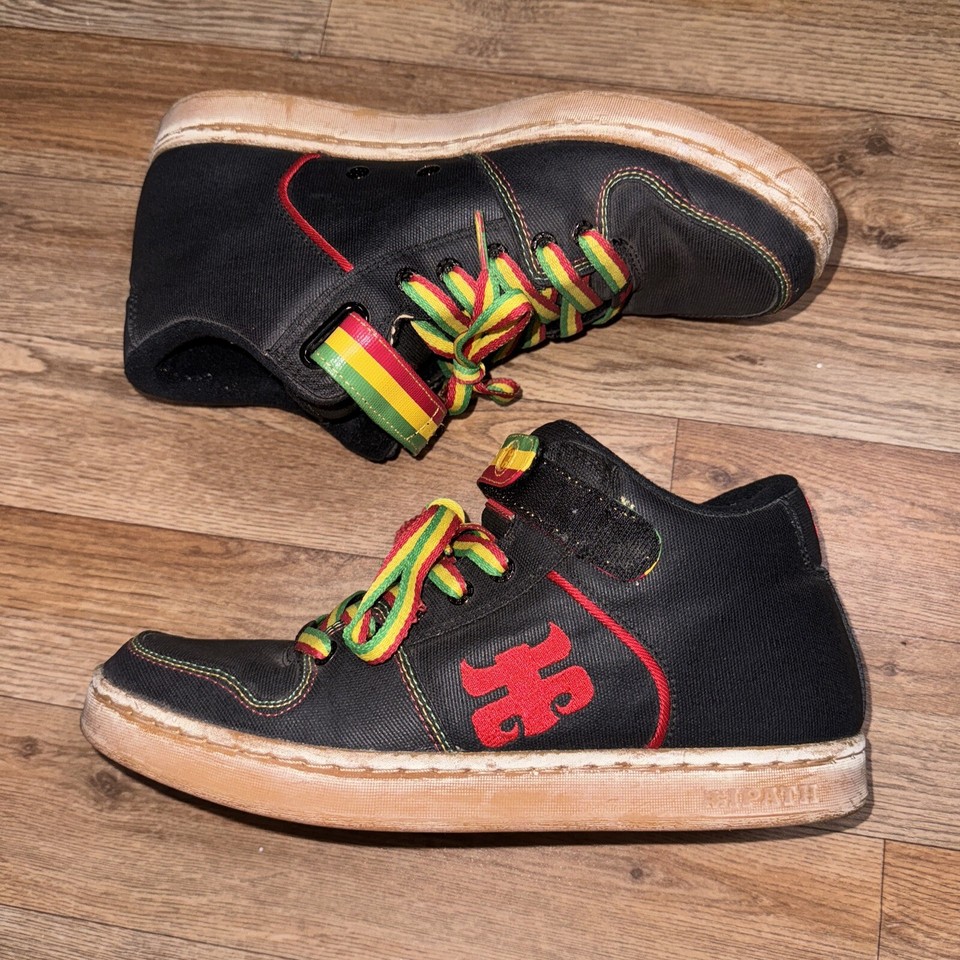 Ipath Skateboarding Shoes Men's Size 9 Hemp Rasta 21010NAR Y2K VTG eBay