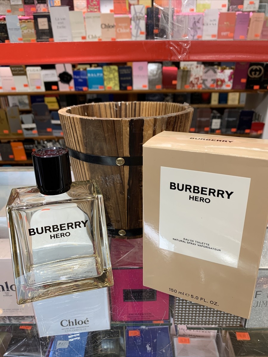 EMPTY BOTTLE*** Burberry HERO No SPRAY TOP 5 OZ For Decoration. | eBay