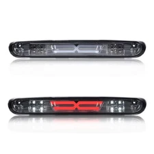 Fit For 07-14 Silverado Sierra LED 3rd Third Brake Light Cargo Lamp Smoke Lens